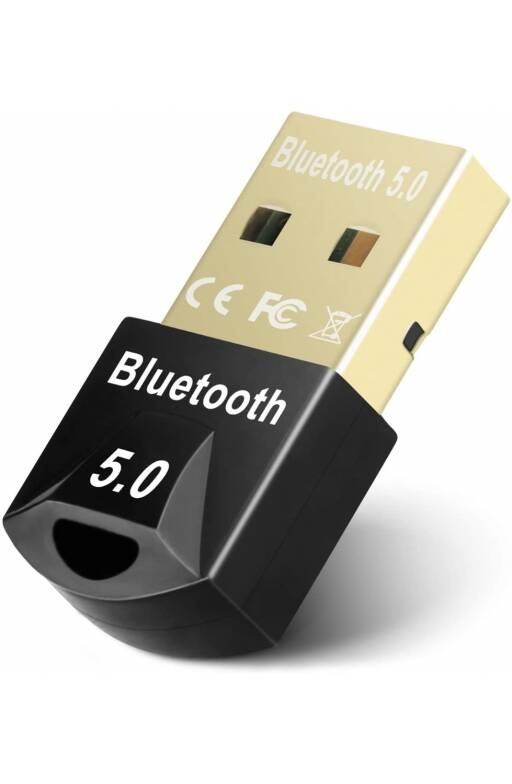 ADAPTADOR BLUETOOTH PARA PC, USB MINI BLUETOOTH 5.0 DONGLE