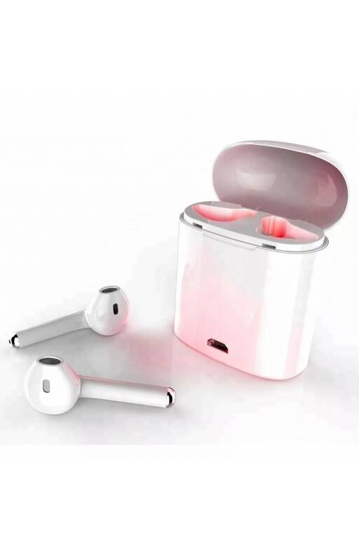 Auriculares Bluetooth Simil AirPods iPhone + Caja De Carga ® + Caja  Power Bank