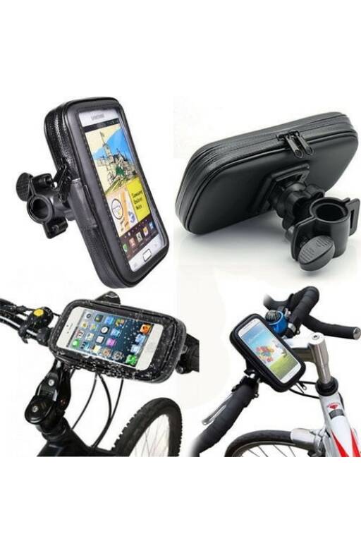Soporte Celular Moto Bicicleta Resistente Agua iPhone Todos